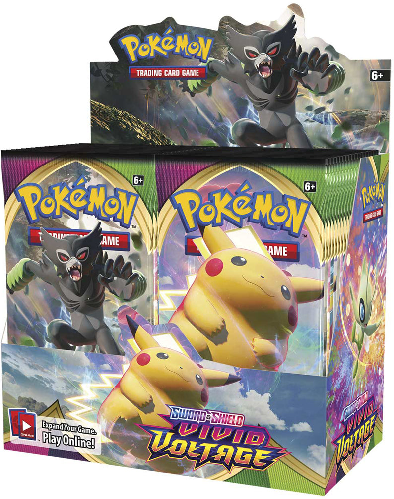 Pokemon TCG: Sword & Shield Vivid Voltage Booster Box (36 Packs) – Shigii  Skateboarding